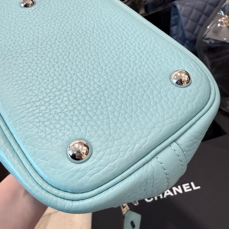 Hermes✨bolide31保齡球包手提斜背包T刻 3P環礁藍/馬卡龍藍-28