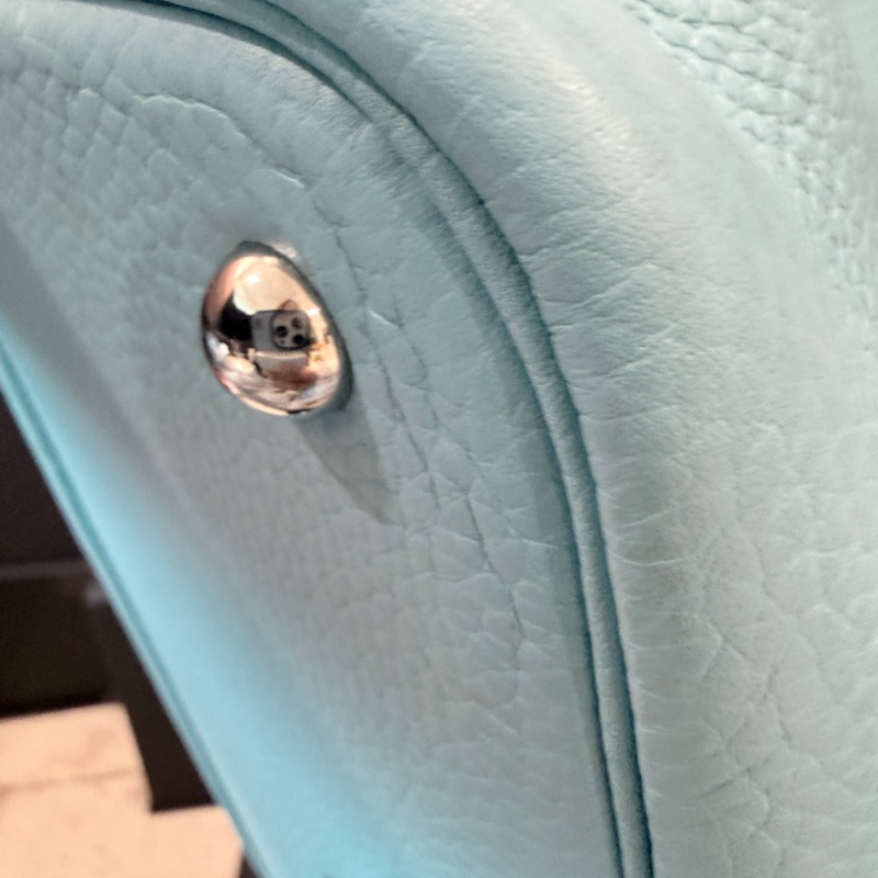 Hermes✨bolide31保齡球包手提斜背包T刻 3P環礁藍/馬卡龍藍-37