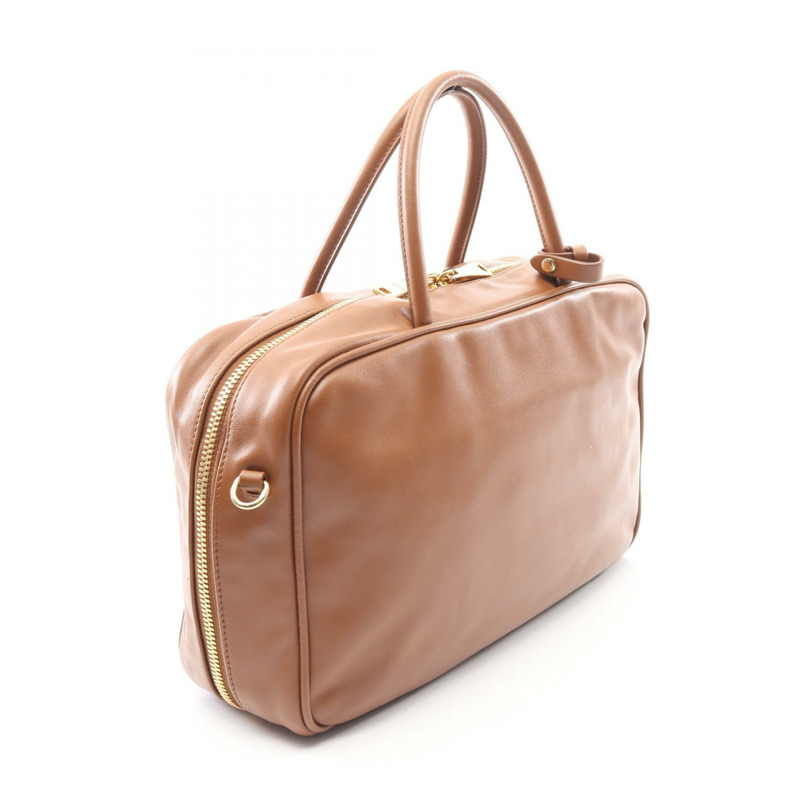 Miu Miu beau 肩挎斜背包 5BB117_2CRW_F0046_V_ 皮革 棕色 二手-1