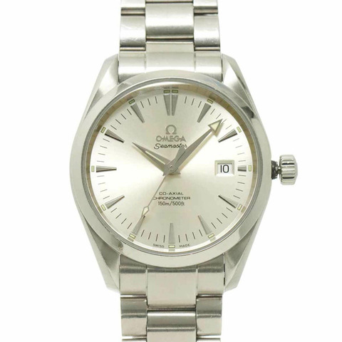 歐米茄海馬系列Aqua Terra同軸2503 30男士腕錶，附日期顯示，銀色，自動機械錶