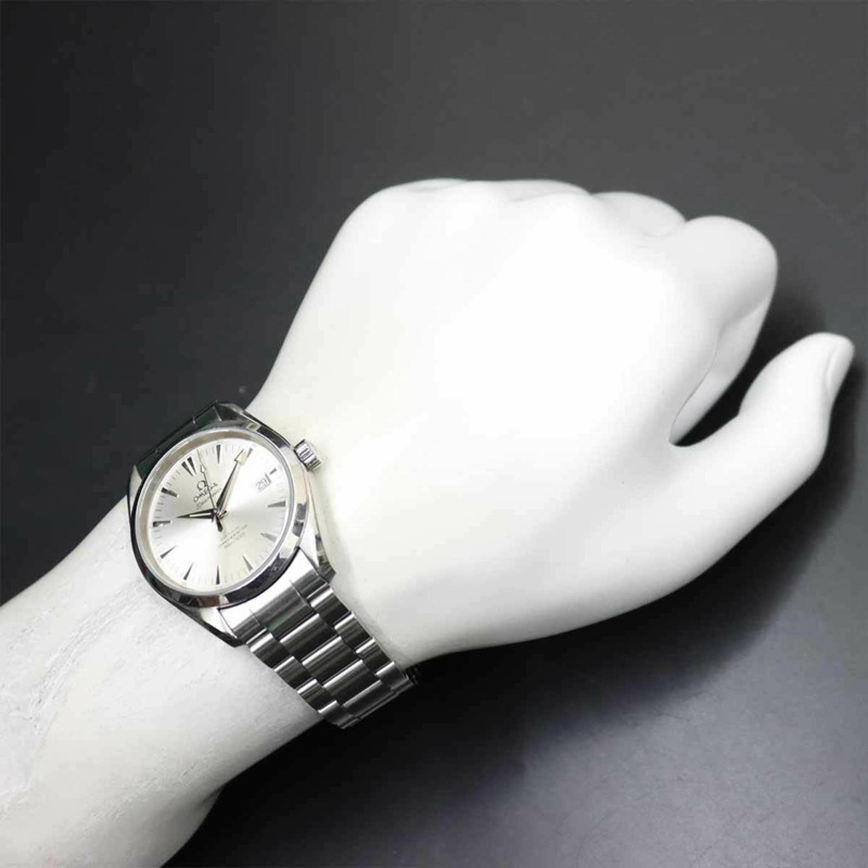 歐米茄海馬系列Aqua Terra同軸2503 30男士腕錶,附日期顯示,銀色,自動機械錶-3