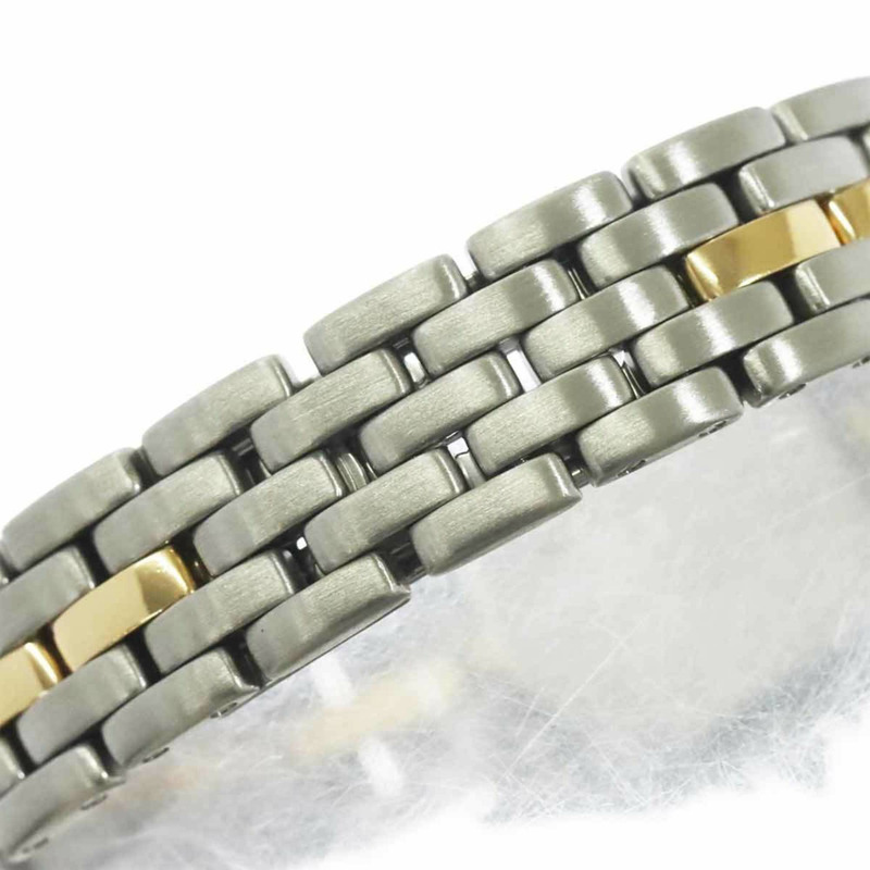 卡地亞 Panthère 單排小號腕錶 W25029B5，雙色女錶，象牙白/黃金石英機芯-5