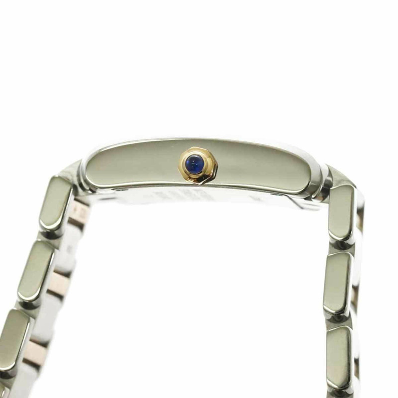 卡地亞 Tank Française SM 雙色女錶 WE110004，鑲嵌 11 顆鑽石，銀色錶殼，PG 石英機芯-5