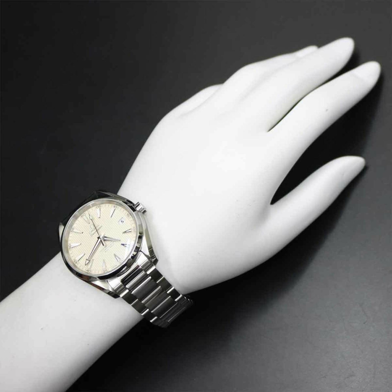 歐米茄海馬系列Aqua Terra同軸腕錶231 10 42 21 02 003 男士腕錶，附日期顯示，銀色，自動機械-3