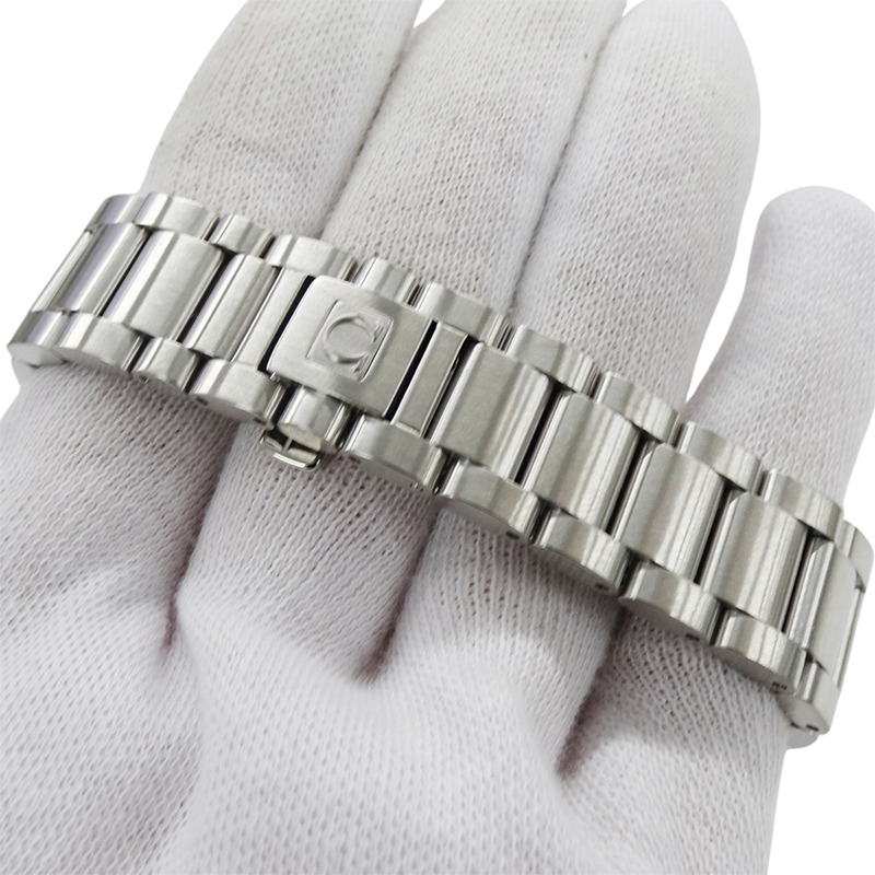 歐米茄海馬系列Aqua Terra 2518.30男士腕錶,150公尺防水,日期顯示,石英機芯,QZ不鏽鋼錶殼,銀色,拋光-5