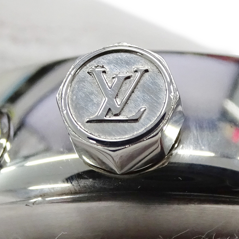 路易威登男士 Tambour Lovely Cup 計時腕錶,帶日期顯示,石英機芯,不銹鋼和橡膠錶帶,Q11BG,拋光-9