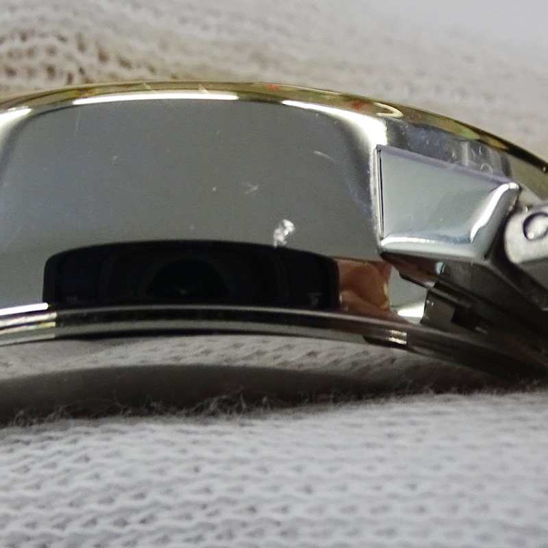 寶格麗男士腕錶,日期顯示,自動上鍊,不鏽鋼、黃金和黃色BB38SG,組合款,經過翻新拋光-11