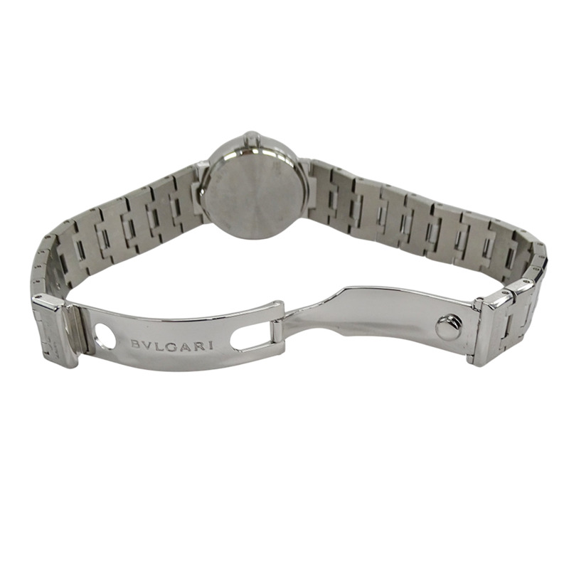 寶格麗女士腕錶,品牌:日期石英QZ不銹鋼SS BB23SS銀色黑色圓形拋光-3