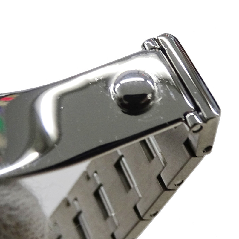 寶格麗女士腕錶,品牌:日期石英QZ不銹鋼SS BB23SS銀色黑色圓形拋光-8