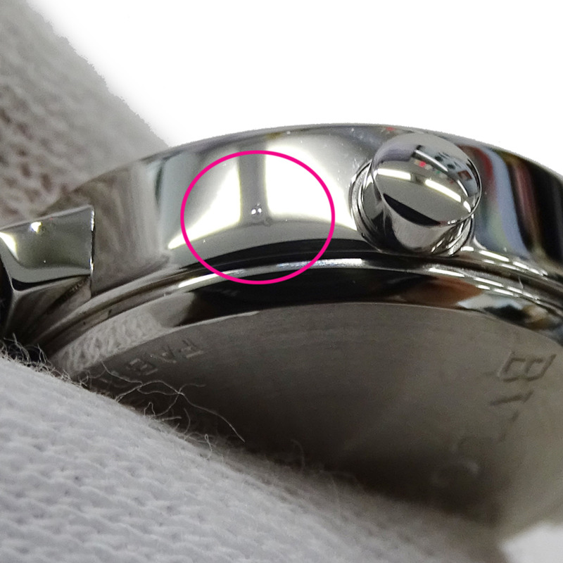 寶格麗女士腕錶,品牌:日期石英QZ不銹鋼SS BB23SS銀色黑色圓形拋光-9