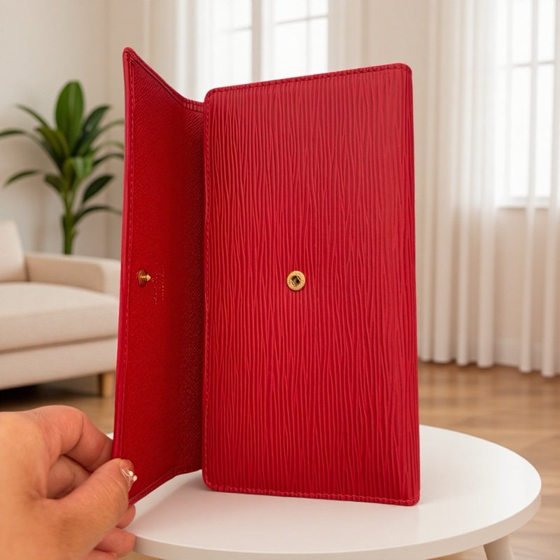 Louis Vuitton Epi 水波紋長夾-3