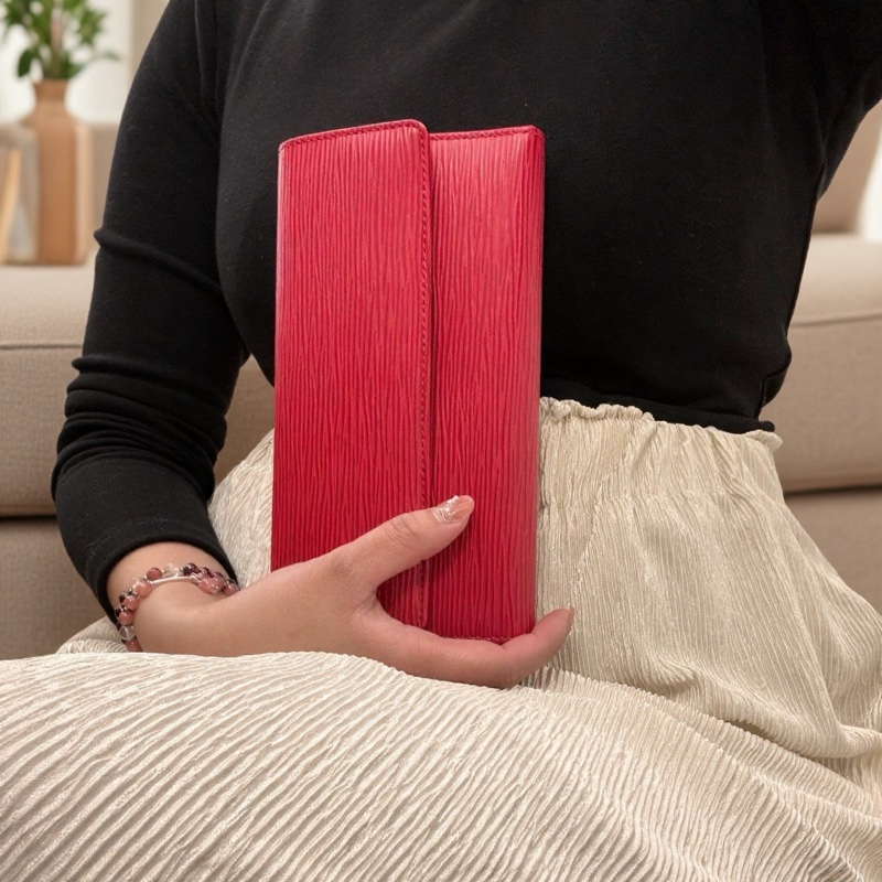 Louis Vuitton Epi 水波紋長夾-6