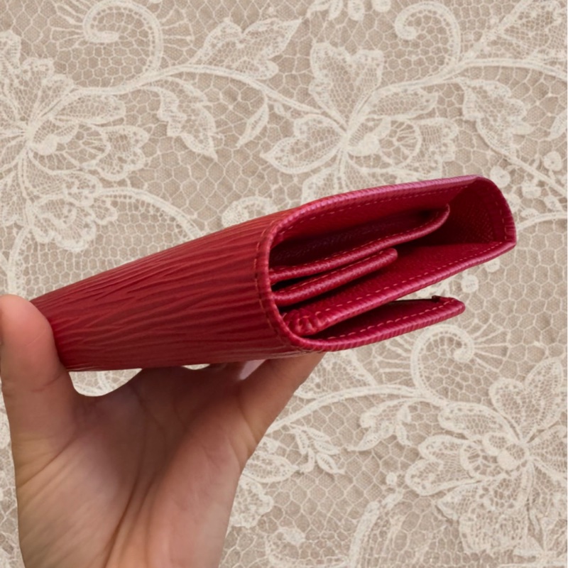 Louis Vuitton Epi 水波紋長夾-13