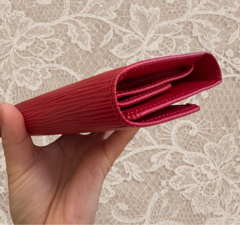 Louis Vuitton Epi 水波紋長夾-14