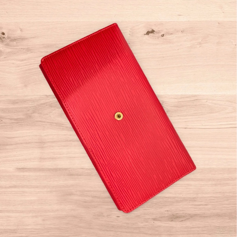 Louis Vuitton Epi 水波紋長夾-20