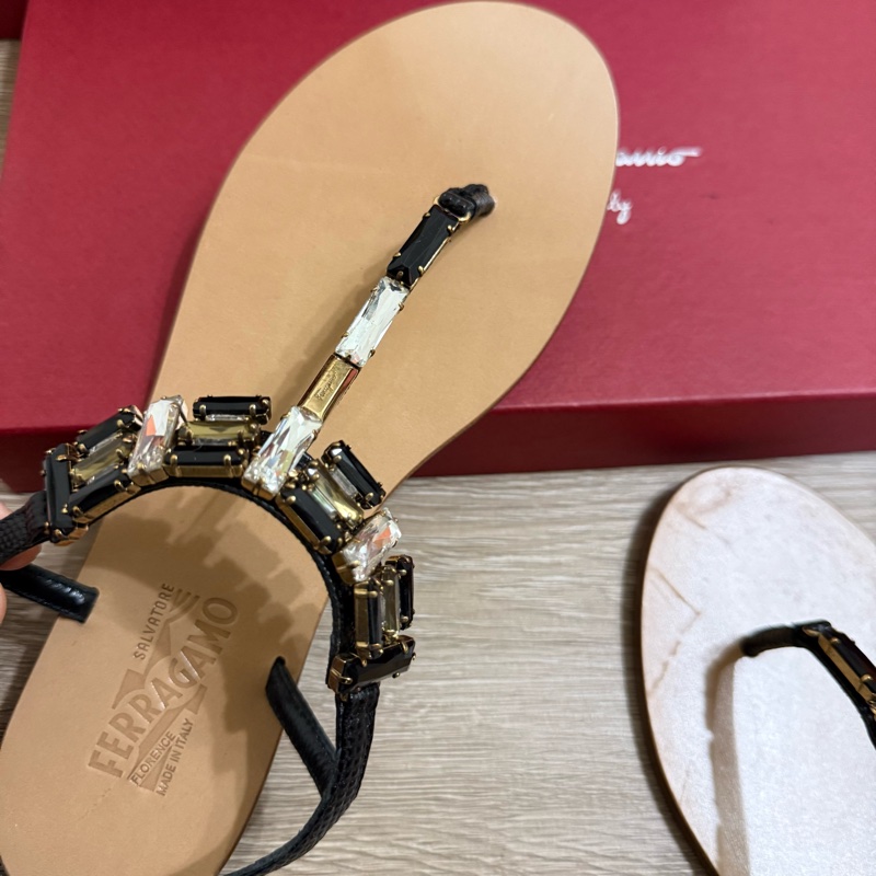 瑞奇二手精品 Ferrgamo 近全新 涼鞋 羅馬鞋-4