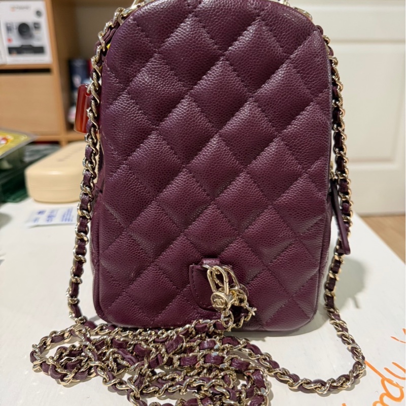 瑞奇二手精品 Chanel 小後背包 近全新全配-4
