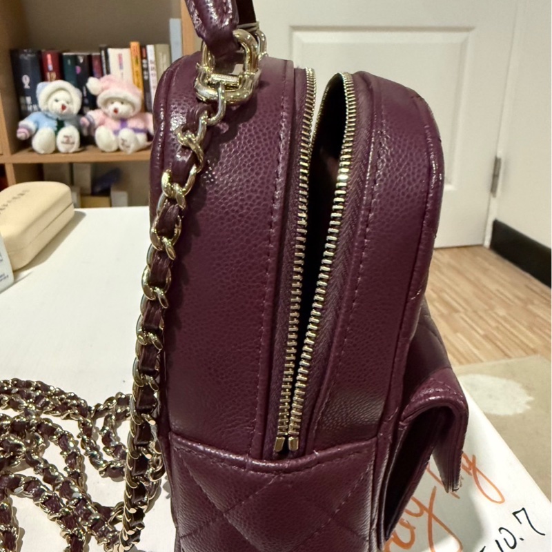 瑞奇二手精品 Chanel 小後背包 近全新全配-6