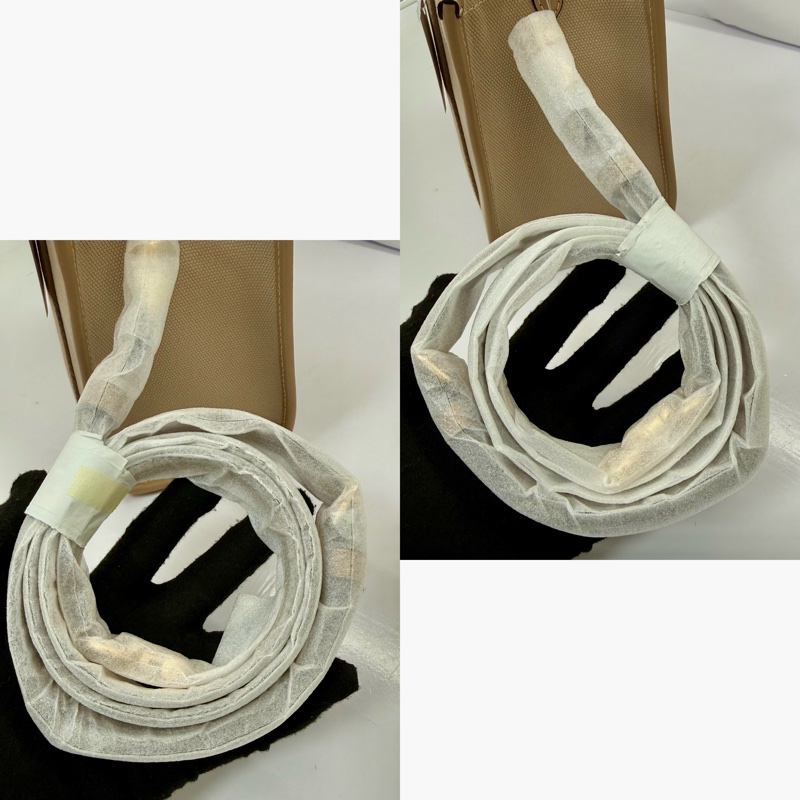 COACH 蔻馳 SMITH 織帶LOGO 帆布兩用托特包 奶茶色-7