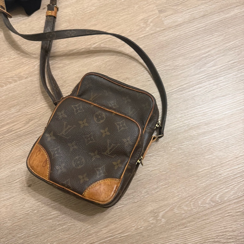 瑞奇二手精品 Louis Vuitton 老花側背包 相機包  美品-1