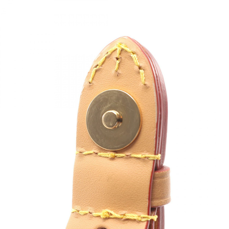 路易威登 Diane NM PM 單肩手提包 M46049 Monogram 帆布 紫紅色 二手-6