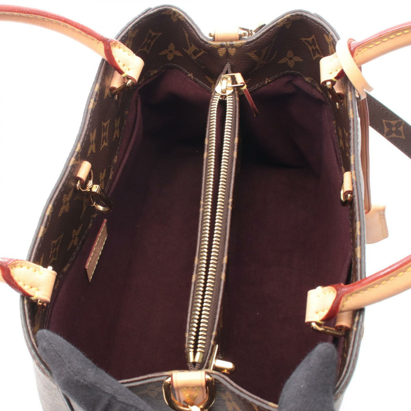路易威登 Montaigne MM 單肩手提包 M41056 Monogram 帆布皮革二手-2