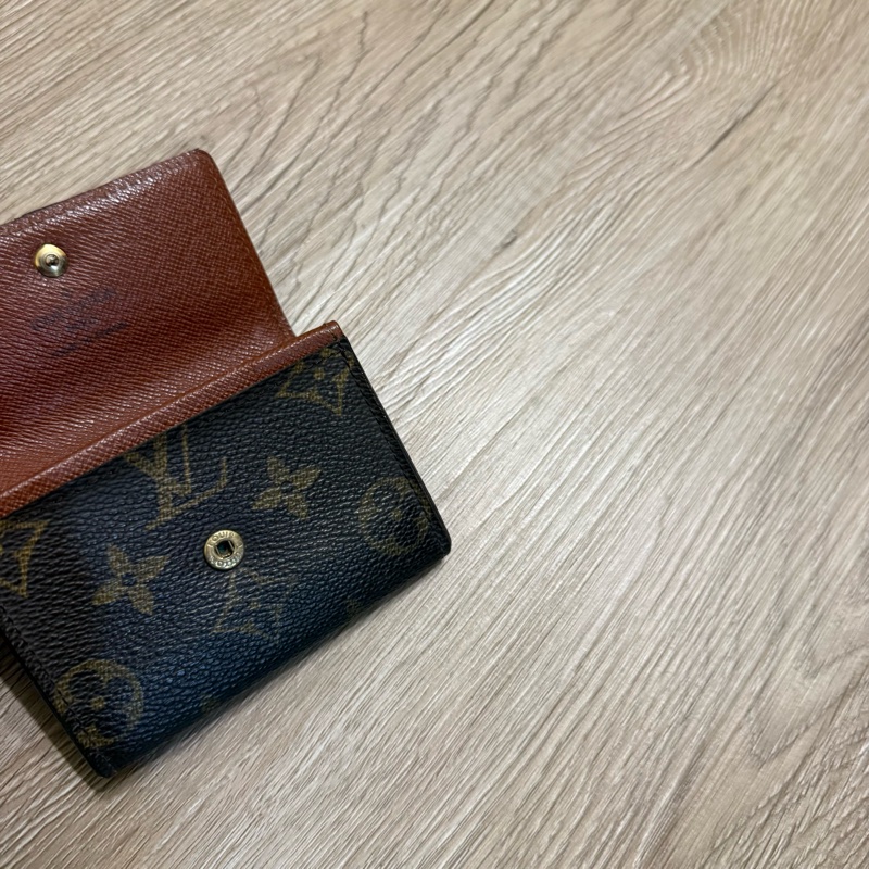 瑞奇二手精品 Louis Vuitton 老花 零錢包 卡包-5