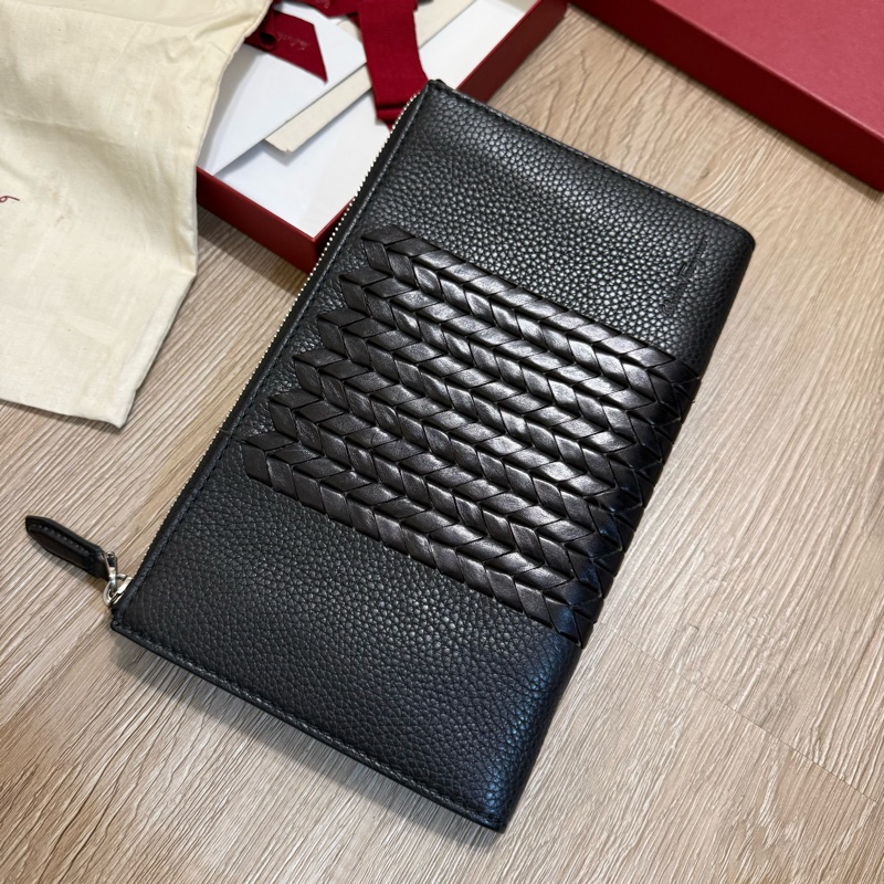 瑞奇二手精品 Ferrgamo 手拿包 近新品-2