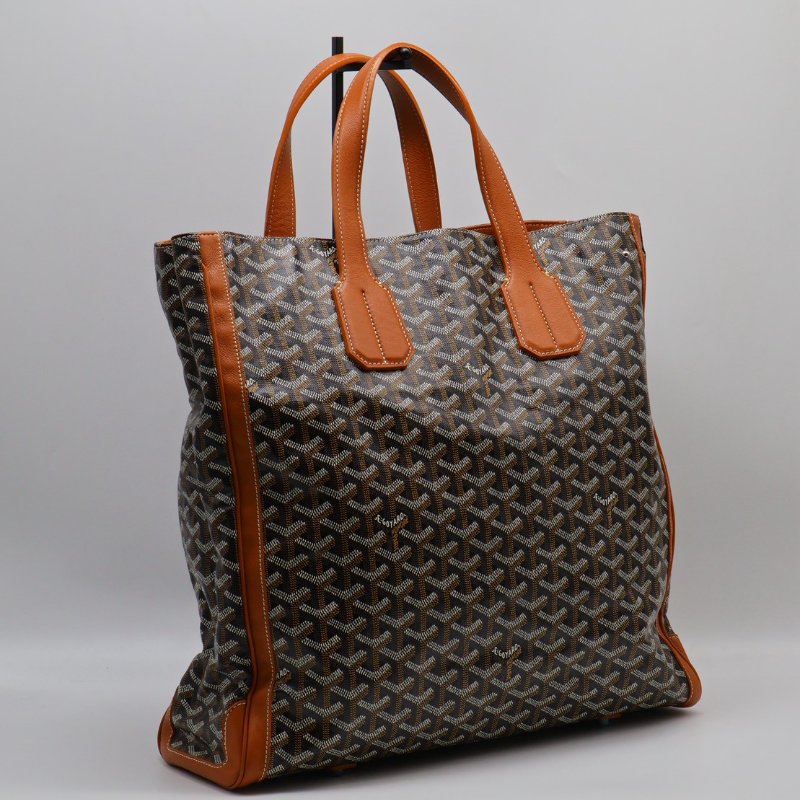 GOYARD Voltaire手提斜背公事包 - 棕-3