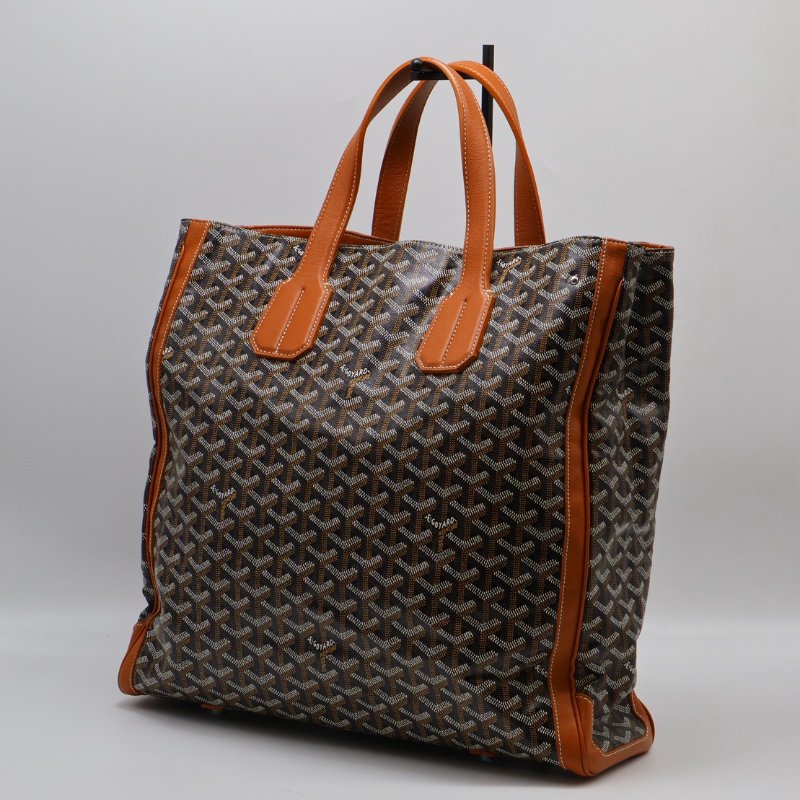 GOYARD Voltaire手提斜背公事包 - 棕-4