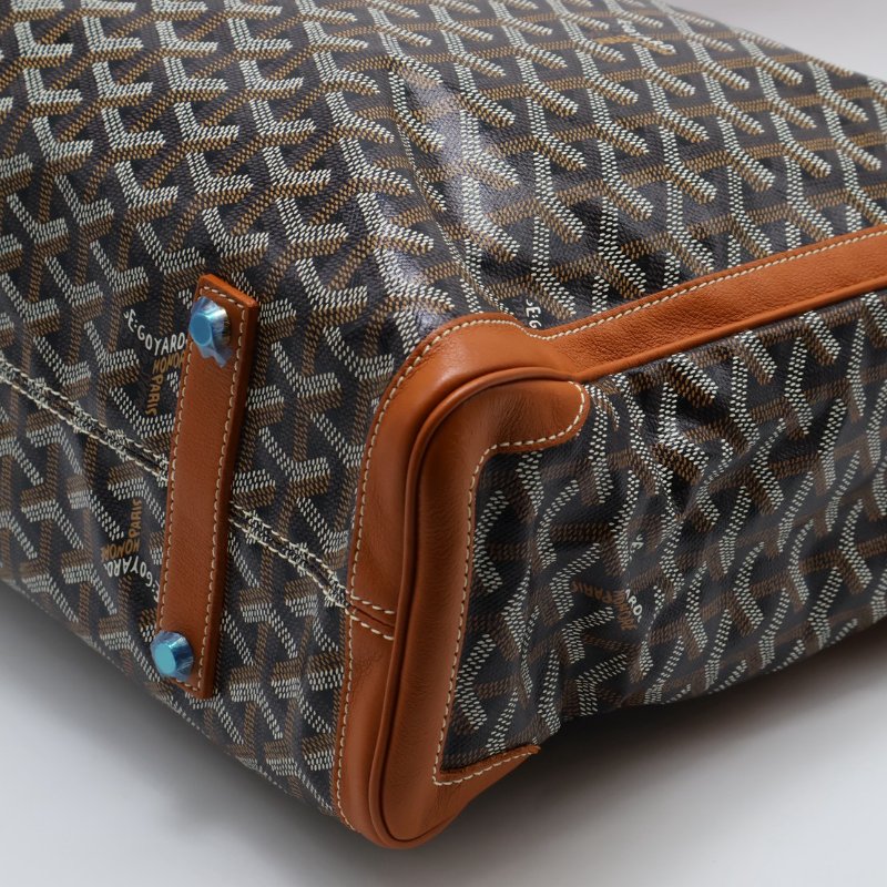 GOYARD Voltaire手提斜背公事包 - 棕-25