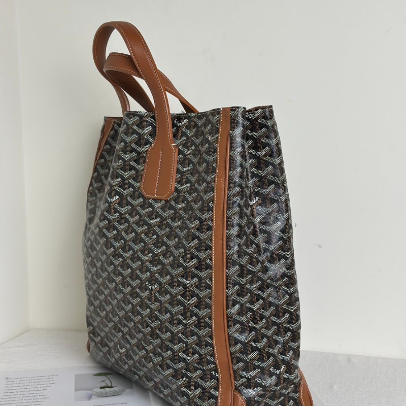 GOYARD Voltaire手提斜背公事包 - 棕-3