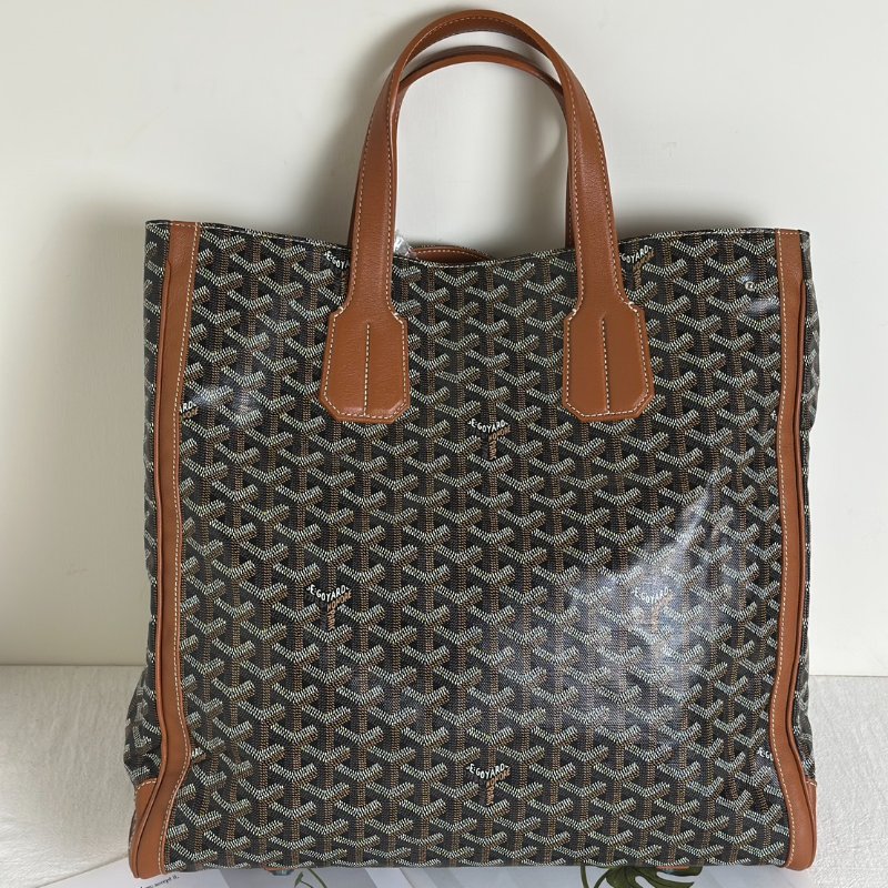 GOYARD Voltaire手提斜背公事包 - 棕-4