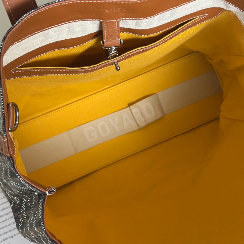 GOYARD Voltaire手提斜背公事包 - 棕-7