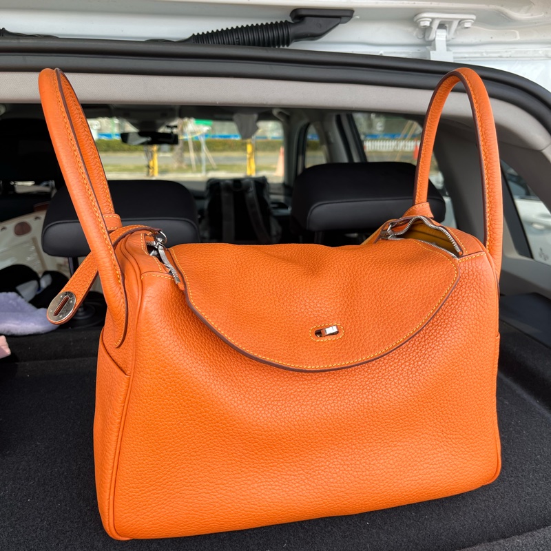 Hermes Lindy 30愛馬仕橘 框P-1