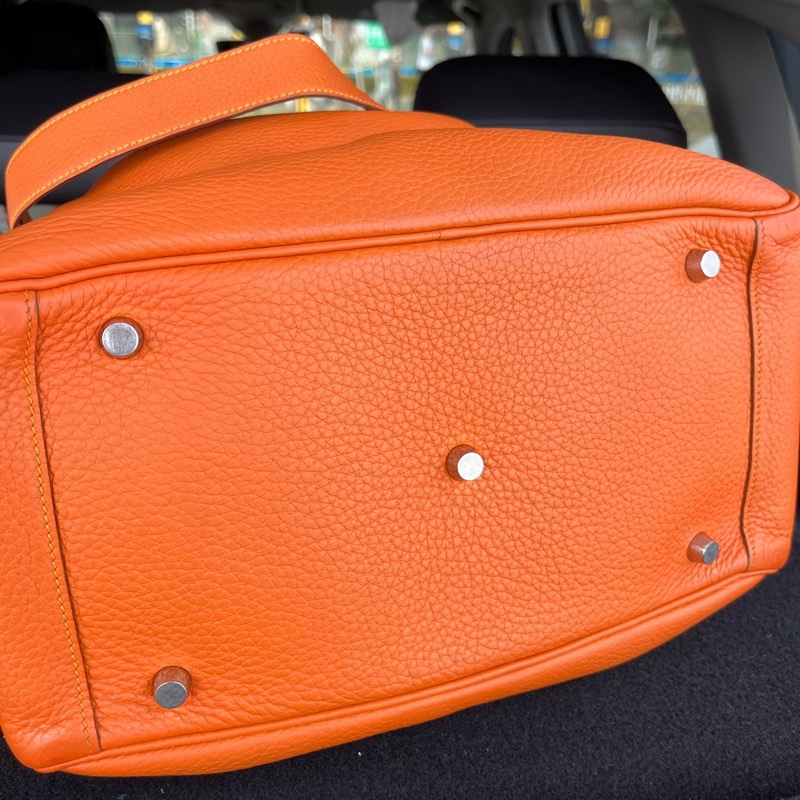 Hermes Lindy 30愛馬仕橘 框P-14