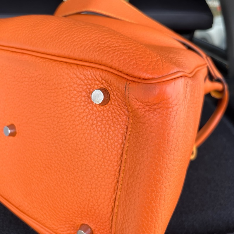 Hermes Lindy 30愛馬仕橘 框P-23