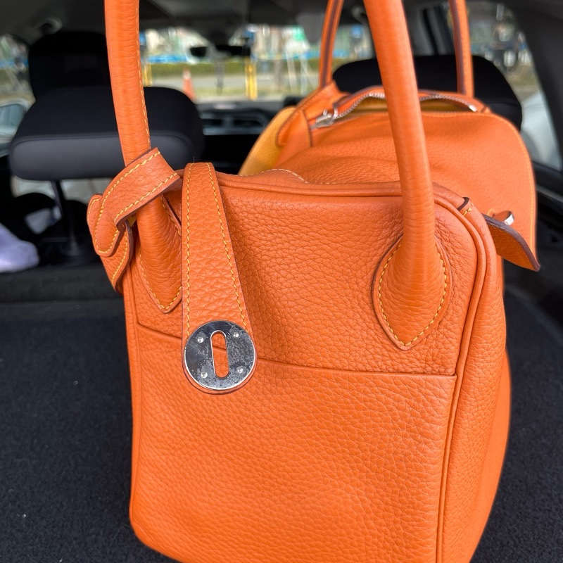 Hermes Lindy 30愛馬仕橘 框P-25