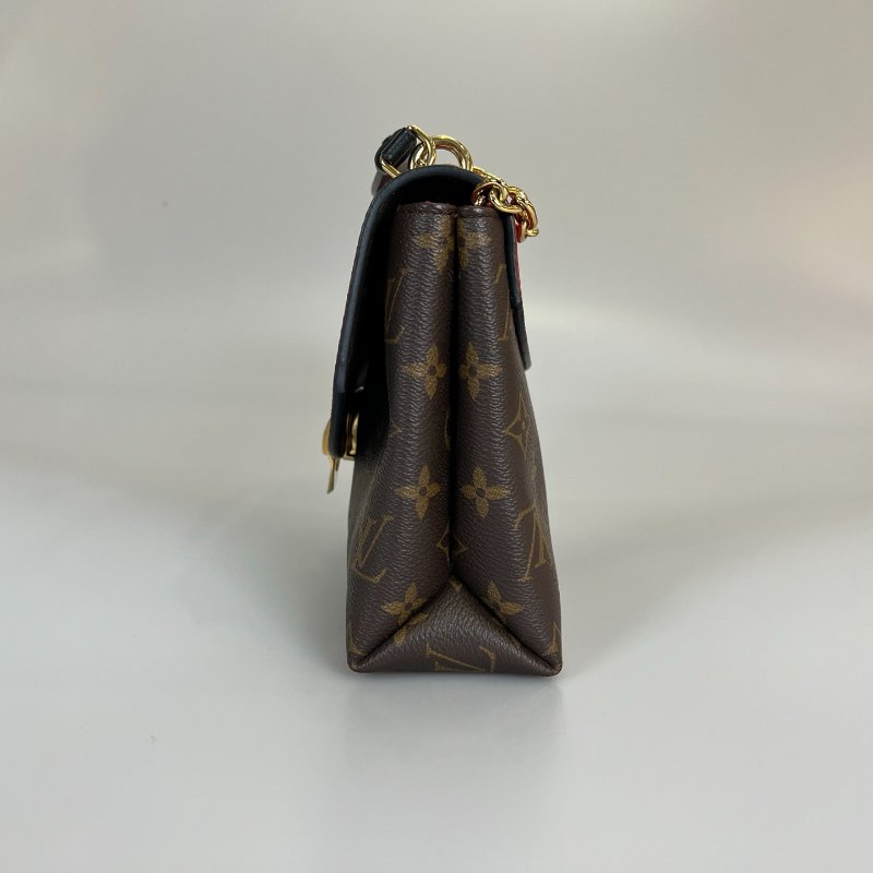 LV M43713 紅色拚老花Saint Placide包-2