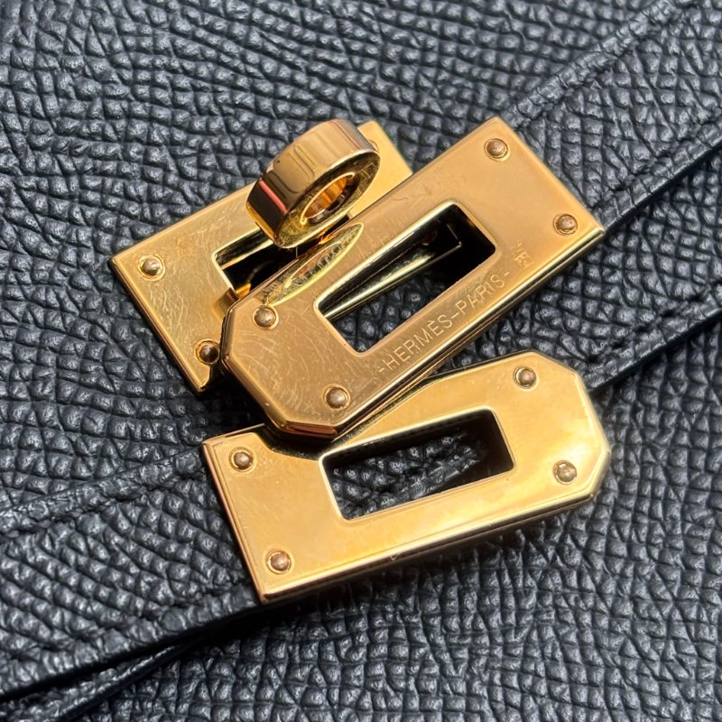 W刻 ::HERMES:: 愛馬仕黑金 KELLY TO GO 斜背包-4