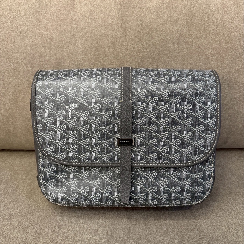 GOYARD灰色郵差包中號-0