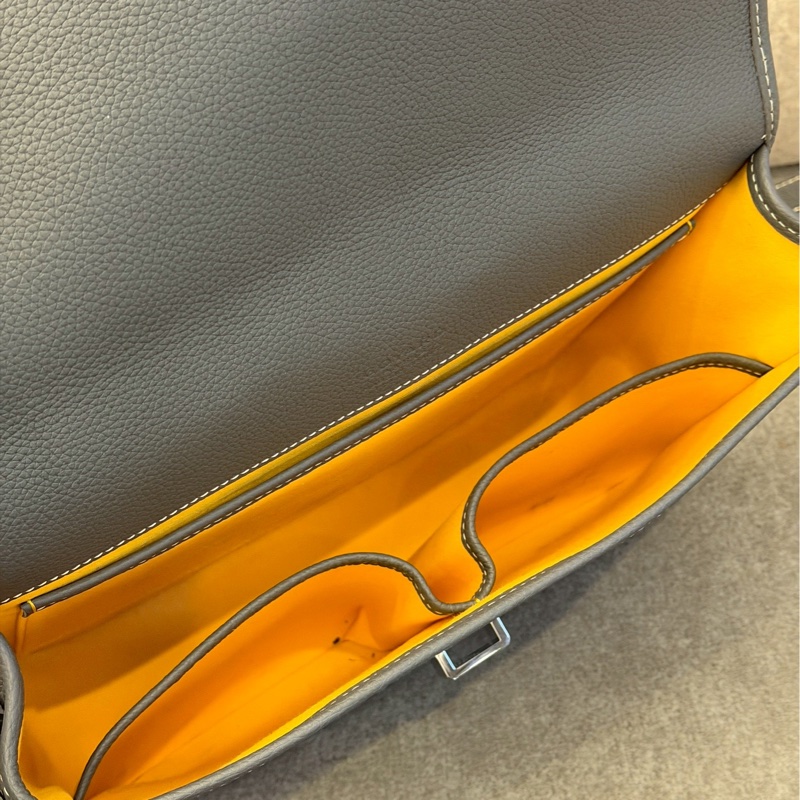 GOYARD灰色郵差包中號-8