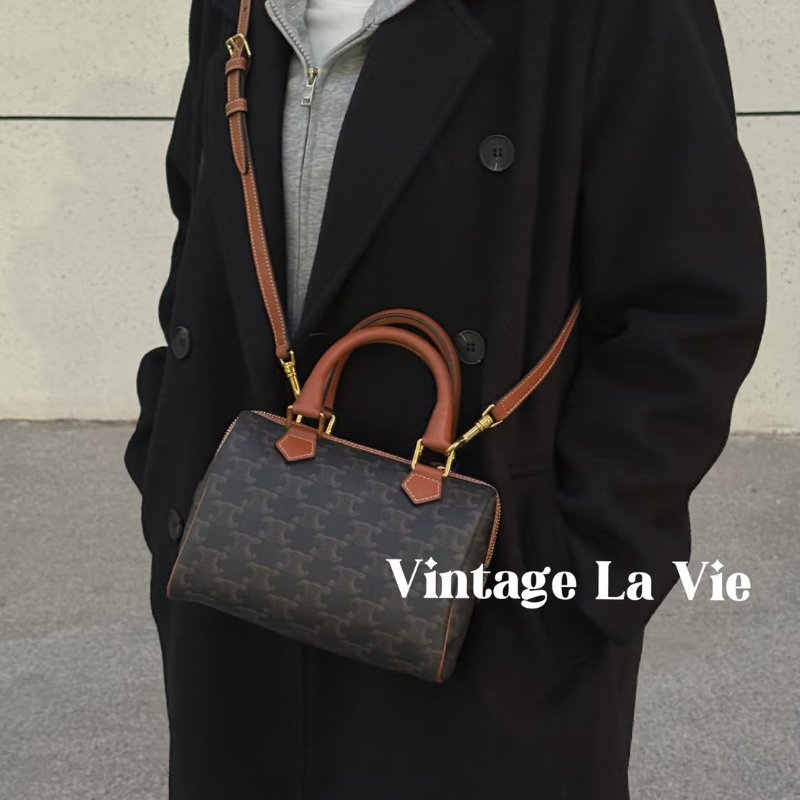 (全新離櫃品✨)🏷️Celine 瑟琳.Boston 老花波士頓-26