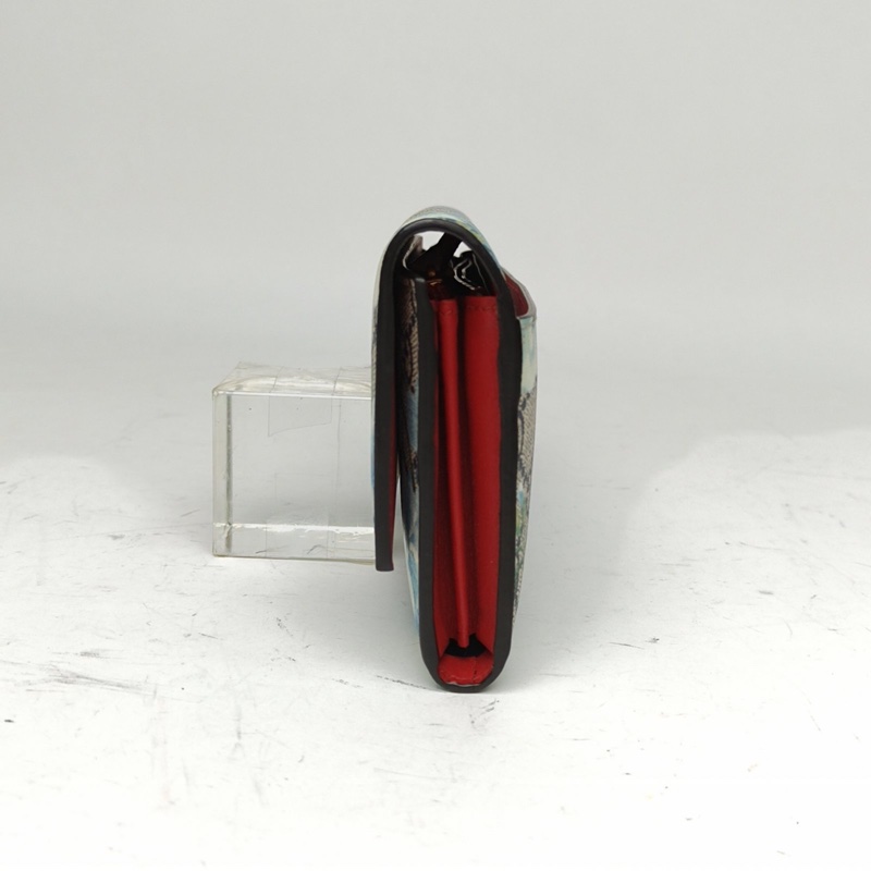 GUCCI 印花PVCGUCCI錢包配子袋-1