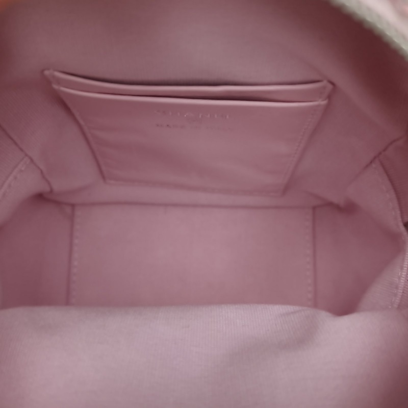 CHANEL 手提前口袋雙肩包13cm彩色粗花呢粗花呢鐳射標銀扣-5