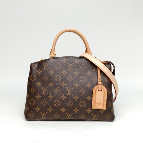 LOUIS VUITTON PetitPalais托特小號29老花PVC晶片肩背包
