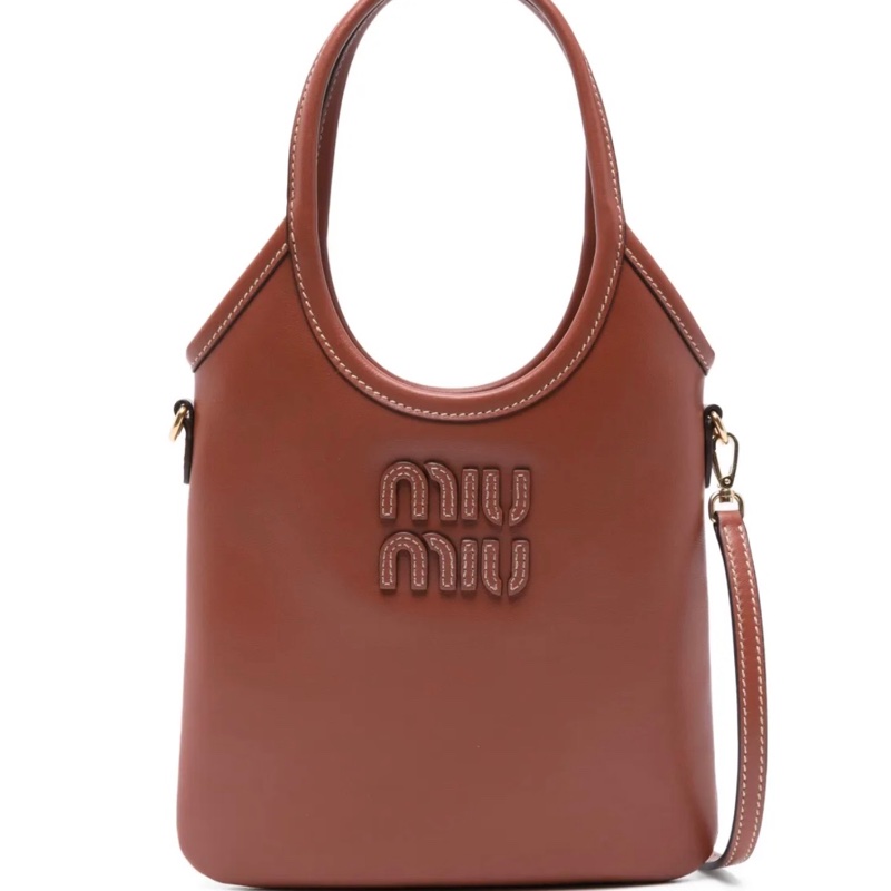 《全新》Miu Miu 迷你 IVY 小牛皮手提/斜背包-4
