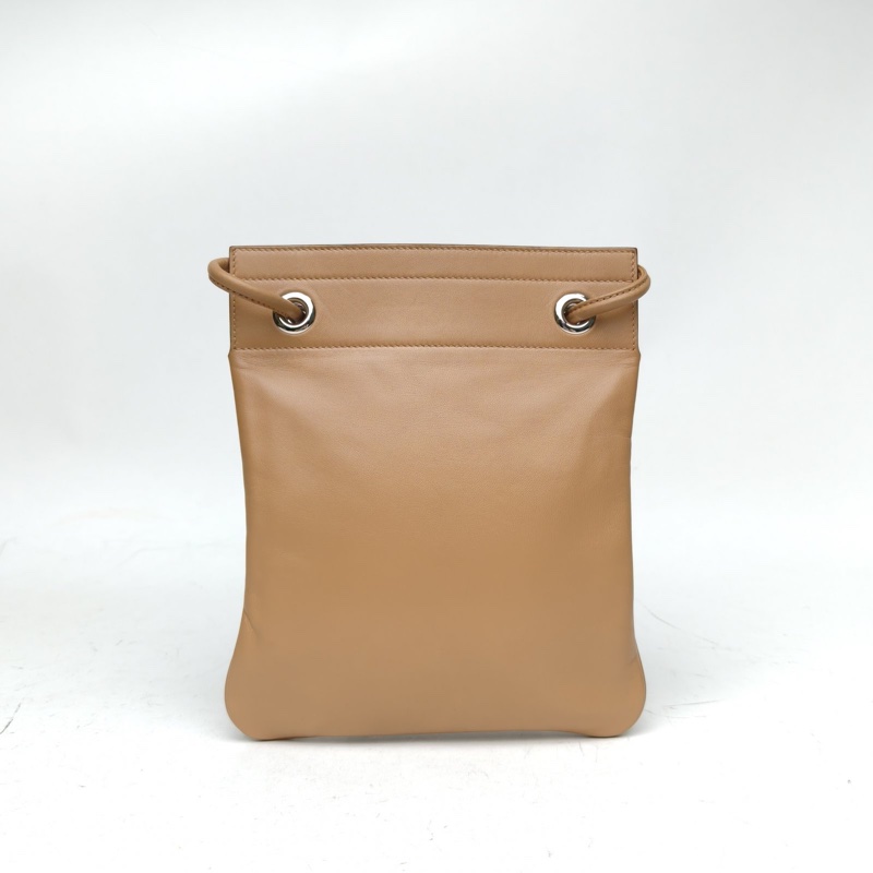 HERMES Aline馬夫包Mini瑪薩拉茶色Swift皮/羊皮Z刻銀扣肩背包-2