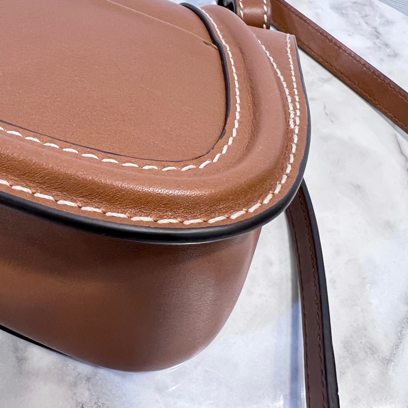 Gucci 棕色牛皮Blondie小號金釦下蓋磁釦肩斜背包-9