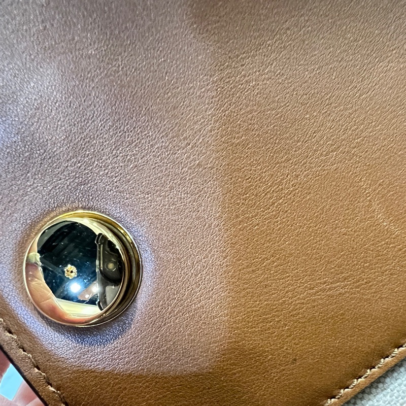 Gucci 棕色牛皮Blondie小號金釦下蓋磁釦肩斜背包-18